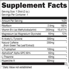 BUCKED UP, PREMIUM Buck шот вкус Blood Raz (Кровавая малина), 1 шт, 59 мл (1 порция)